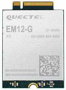 ����� 4G LTE/3G Quectel EM12-G Cat.12 ��������� 3-� ������� �� 600 Mbit/s (M.2 ������)