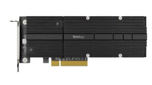 Плата адаптера SSD Synology M.2 M2D20 - Для: DS и RS серий с PCIe (модуль кэширования)
