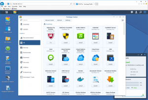 ��������� ��������� ����� ��������� � Synology Disk Station