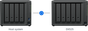 ������ ���������� Synology DX525