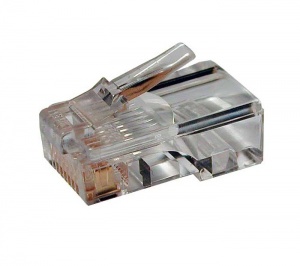 Коннектор RJ-45 Под витую пару, категория 5e (1 шт.) Коннектор RJ-45 Под витую пару, категория 5e (1 шт.)
