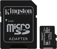 ����� ������ microSDHC UHS-I U1 KINGSTON Canvas Select Plus �� 32 �� � ������������ SD