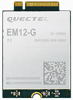 ����� 4G LTE/3G Quectel EM12-G Cat.12 ��������� 3-� ������� �� 600 Mbit/s (M.2 ������)