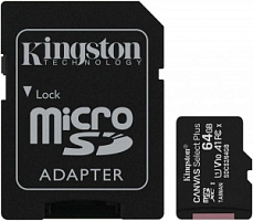   microSDXC UHS-I U1 KINGSTON Canvas Select Plus  64    SD