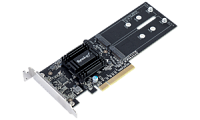 Плата адаптера SSD Synology M.2 M2D18 - Для: DS и RS серий с PCIe (модуль кэширования)