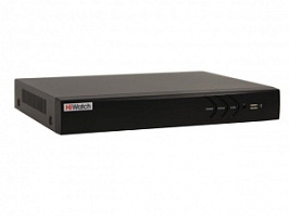 HiWatch DS-N308/2P(B) - 8-ми канальный IP-регистратор c 8-ю PoE интерфейсами