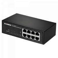 EDIMAX ES-1008PHE - 8 портовый Fast Ethernet коммутатор c 4 PoE портами