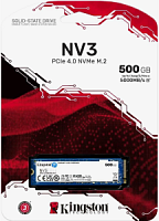 SSD M.2 NVMe 500 GB Kingston SNV3S/500G M.2 2280, 3D TLC PCI-E x4, NVMe