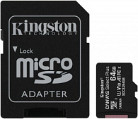 ����� ������ microSDXC UHS-I U1 KINGSTON Canvas Select Plus �� 64 �� � ������������ SD