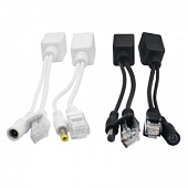 POE ������� - �������� - �������� ������� ��������� (RJ45+Jack 5.5 mm.) 12-48 �. Passive POE
