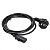 ������� ���� (���������) ������ ������� 220V (3 pin) 1.8 ����� (IEC320 IEC C13 (������) - ���������)