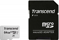 ����� ������ microSDHC UHS-I U1 TRANSCEND �� 64 �� � ������������ SD