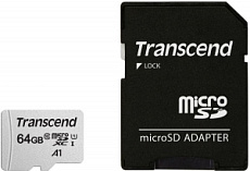 ����� ������ microSDHC UHS-I U1 TRANSCEND �� 64 �� � ������������ SD