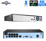 Hiseeu NVR4K-P-8 4K IP-����������� 16-� ��������� c 8 POE (NVR4K-P-8)